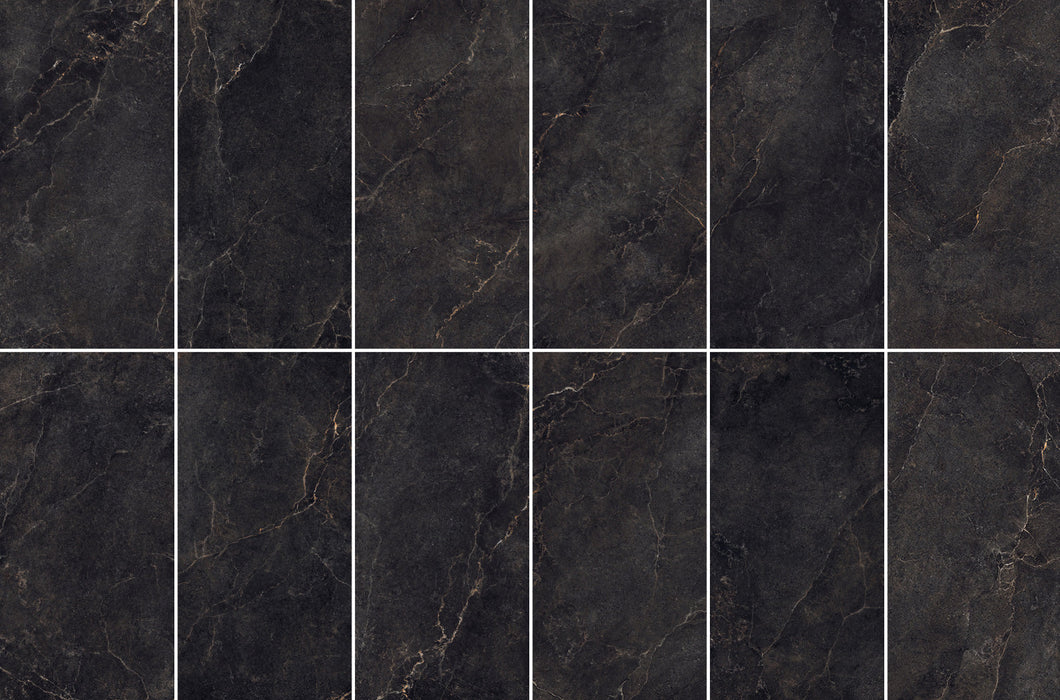 Noble Stone Dark 600x1200mm 3D Satin Wall Tile (1.44m2 per box)