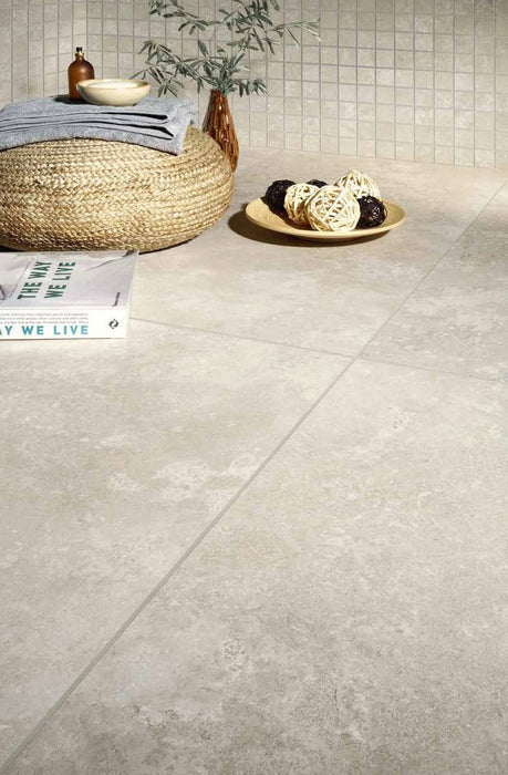 Chianca Ostuni Bianco 406x406mm Matt Floor/Wall Tile (0.99m2 per box)