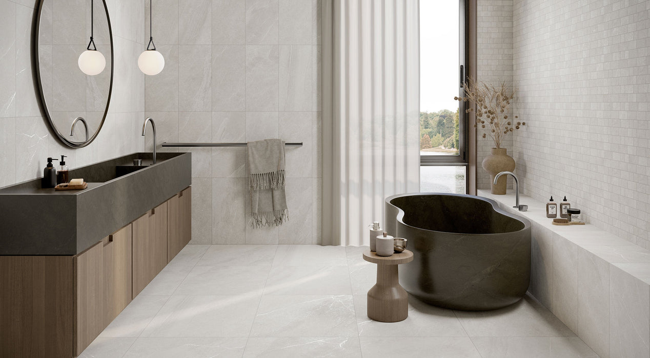 Angers White 600x600mm Matte Floor/Wall Tile (1.08m2 per box)