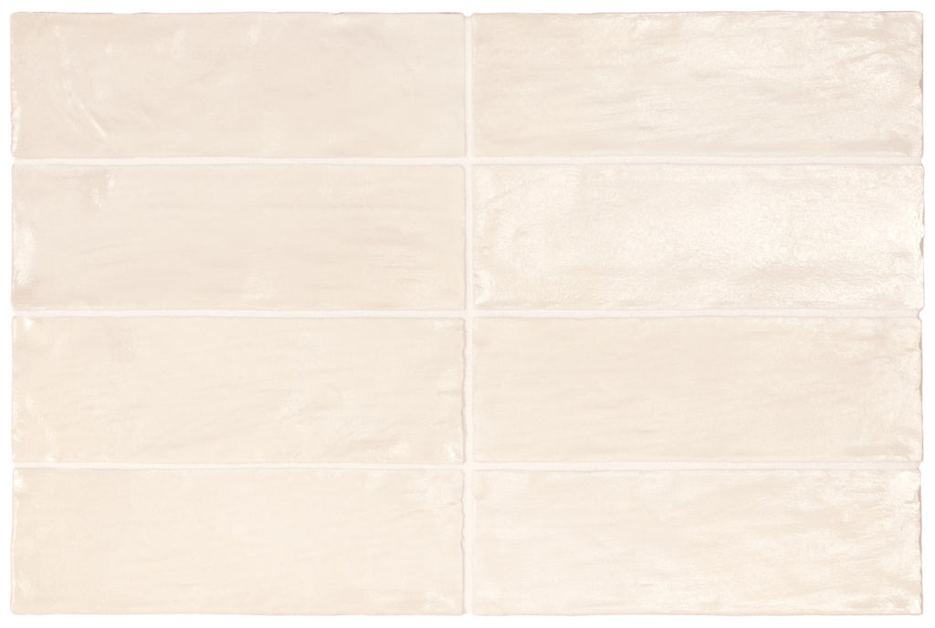 Mallorca Cream 65x200mm Gloss Wall Tile (0.5m2 box)