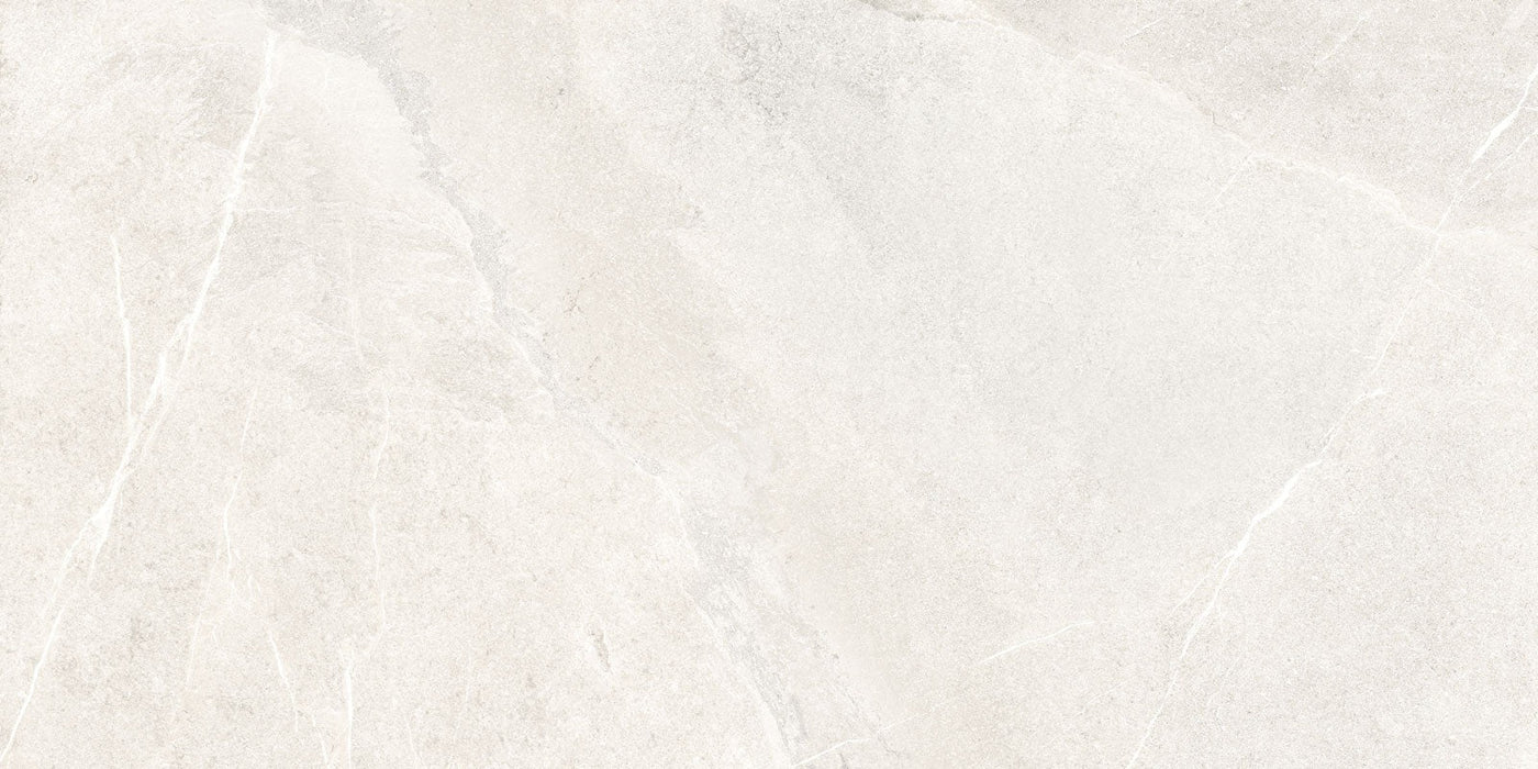 Angers White 600x1200mm Matte Floor/Wall Tile (1.44m2 per box)