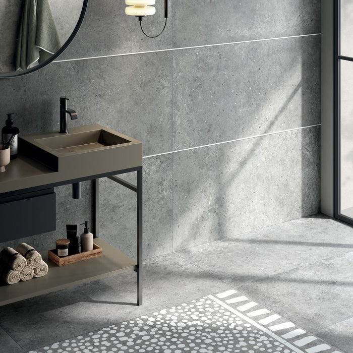 Poetry Stone Pirenei Grey 600x600mm Matt Floor Tile (1.08m2 box)