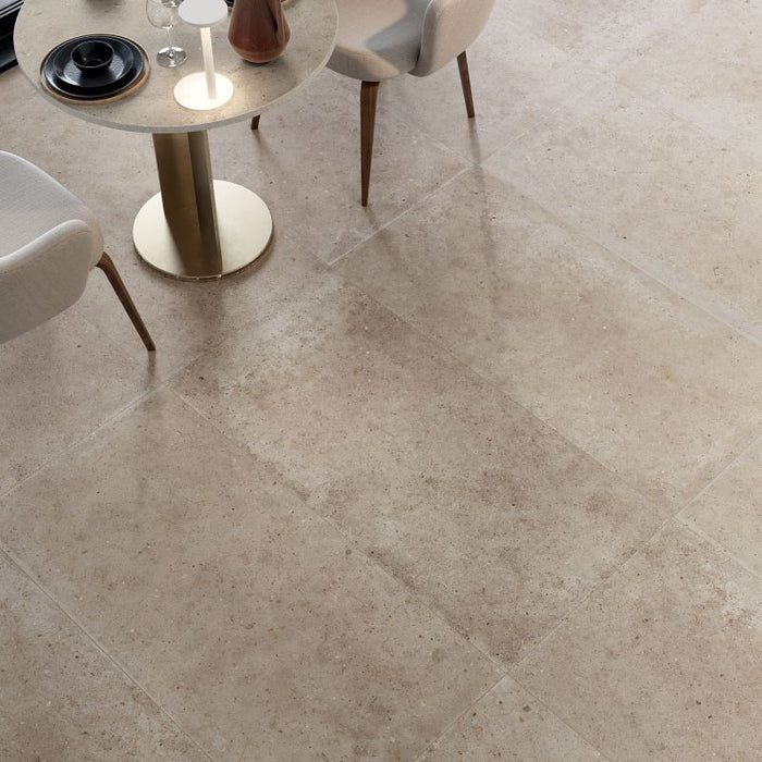 Poetry Stone Pirenei Ecru 600x600mm Matt Floor Tile (1.08m2 box)