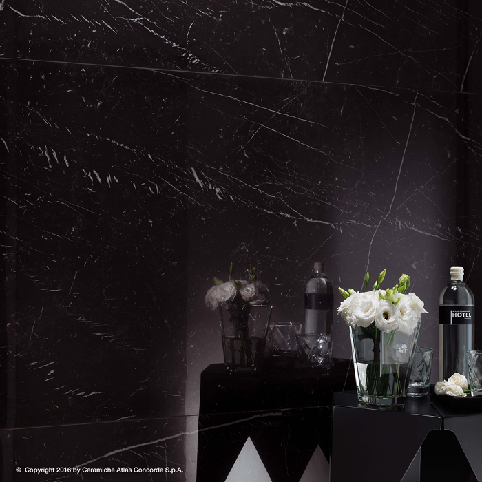 Marvel Stone Nero Marquina 300x600mm Matte Finish Floor Tile (1.26m2 box)