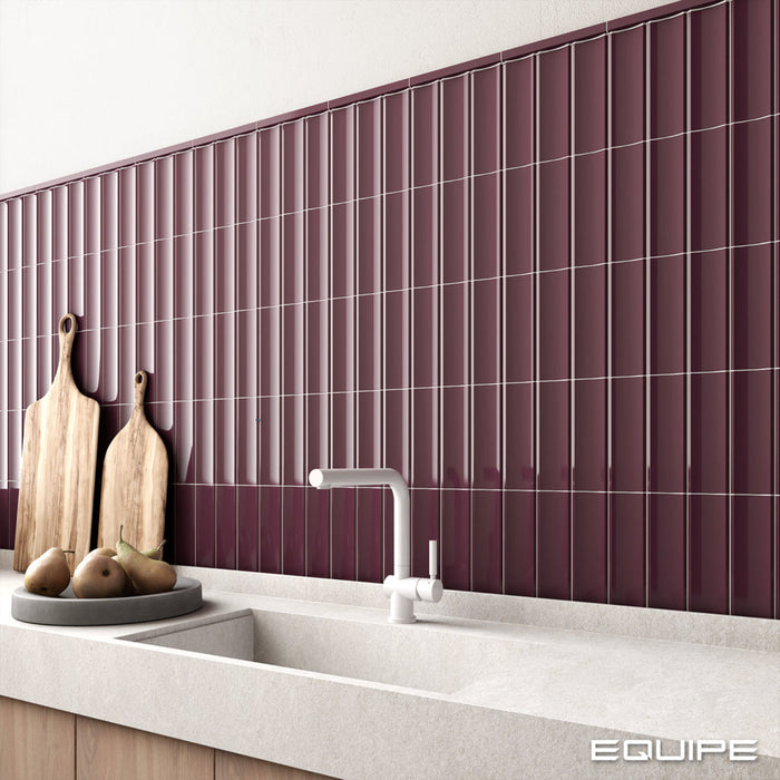 Vibe In Gooseberry Gloss 65x200mm Wall Tile (0.42m2 box)